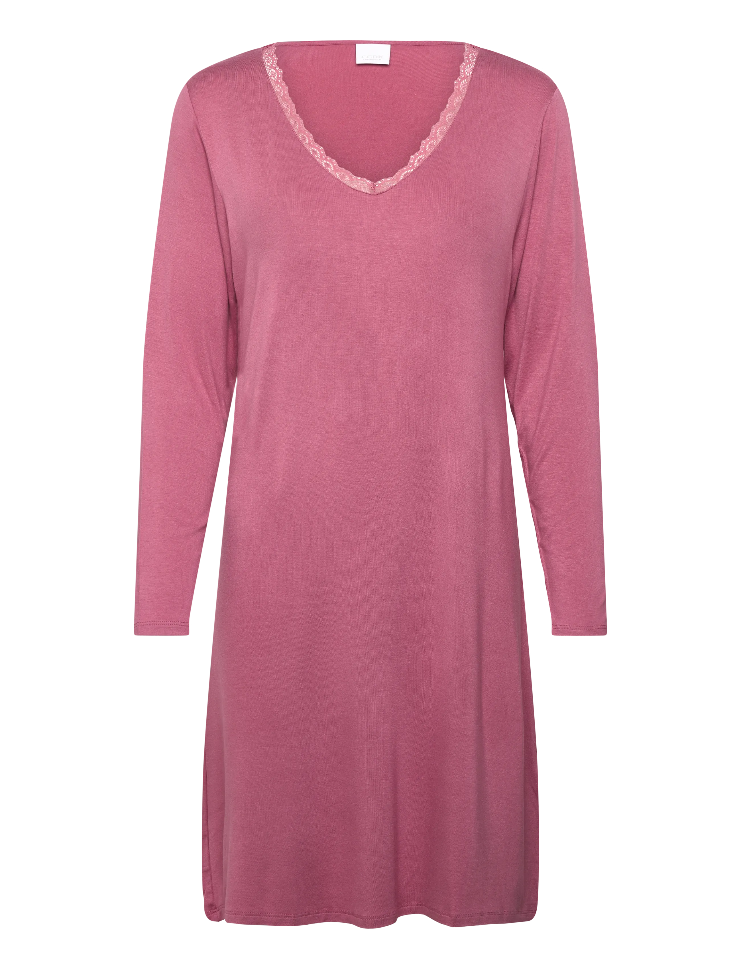 CCDK Copenhagen Jacqueline longsleeved Dress - Nachthemden - HEATHER ROSE / pink/rose
