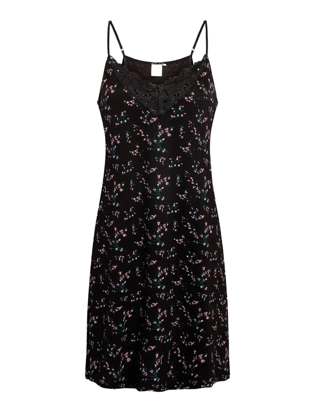 CCDK Copenhagen Melissa Chemise Dress - Yö- & oloasut - BLACK / black