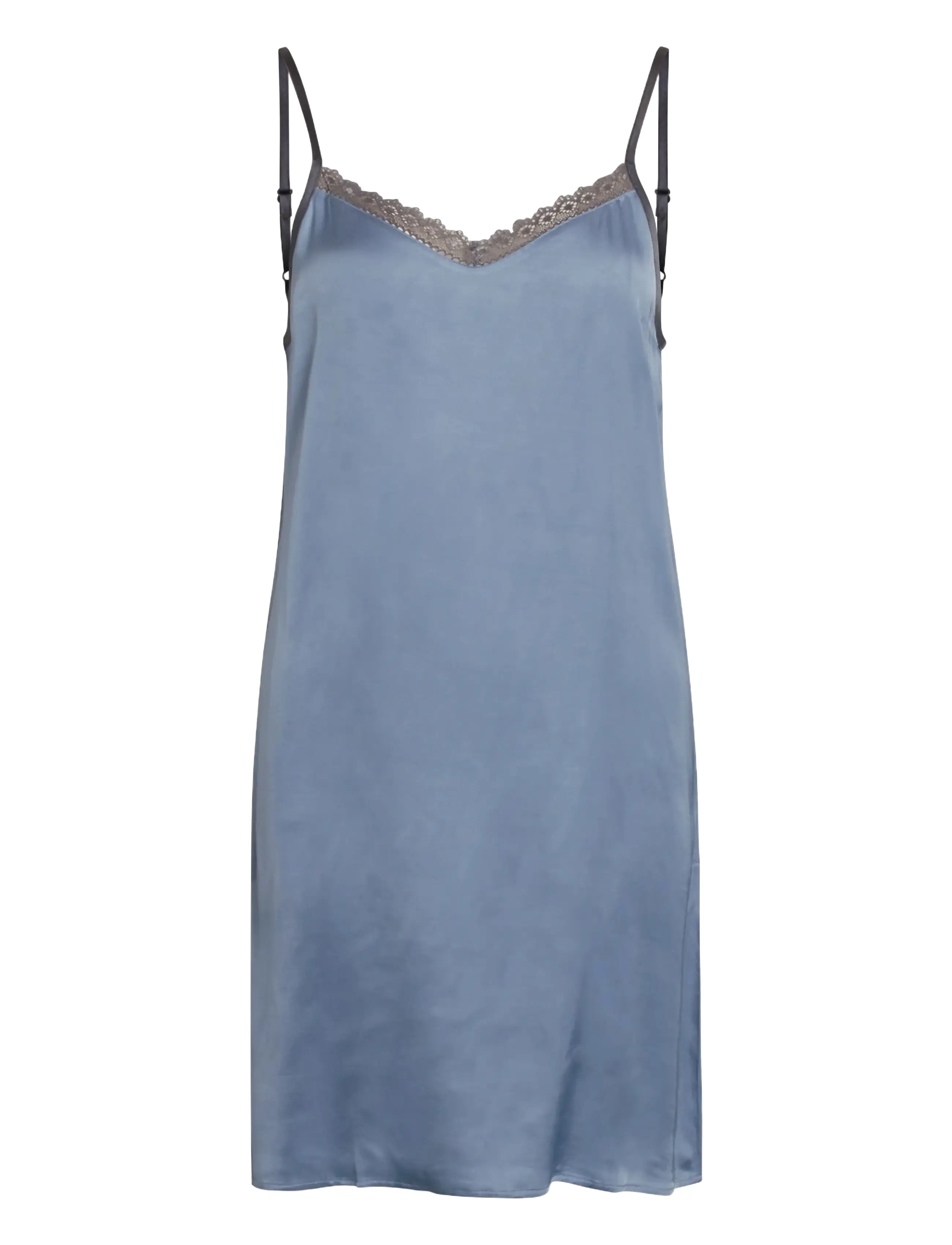 CCDK Copenhagen Lana Chemise Dress - Öösärgid - COUNTRY BLUE / blue