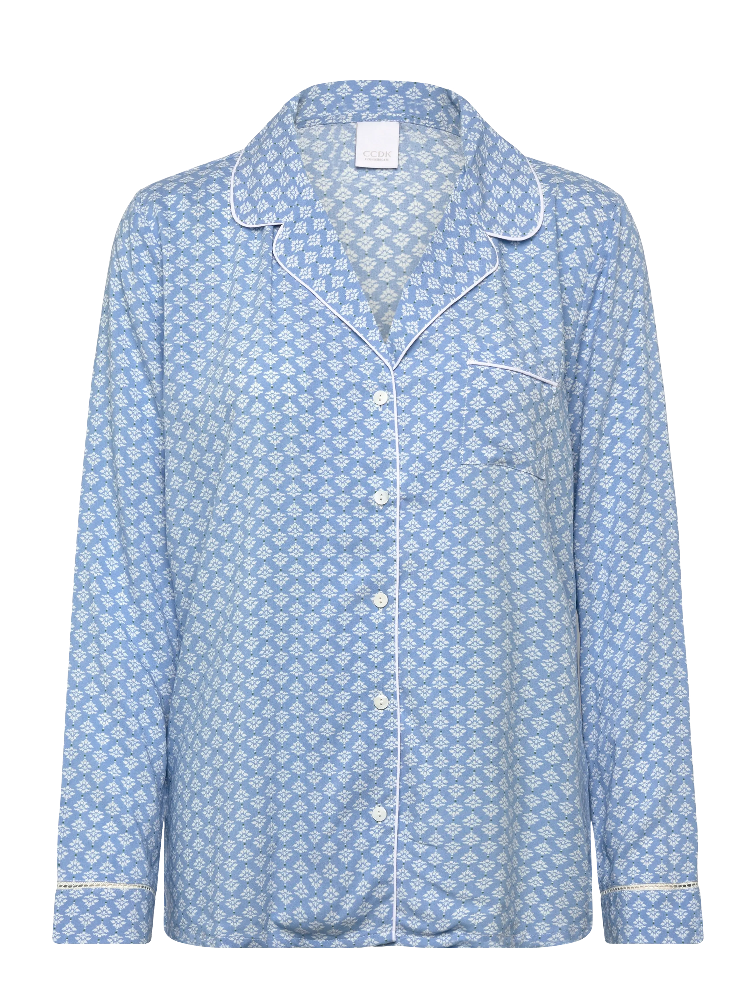CCDK Copenhagen Josephine PJ Shirt - Toppar - LICHEN BLUE / blue