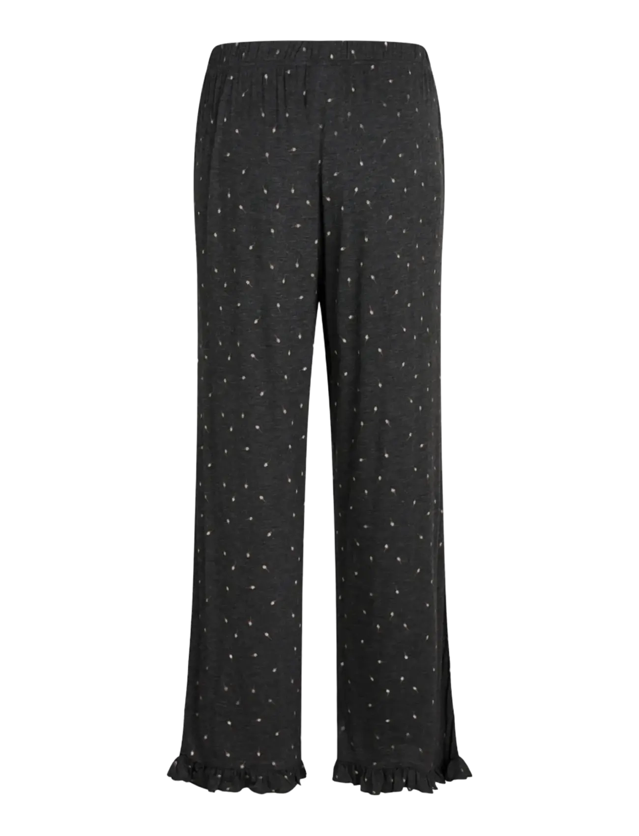 CCDK Copenhagen - Jasmin Crop Pajamas Pants - laveste priser - dark grey melange - 2