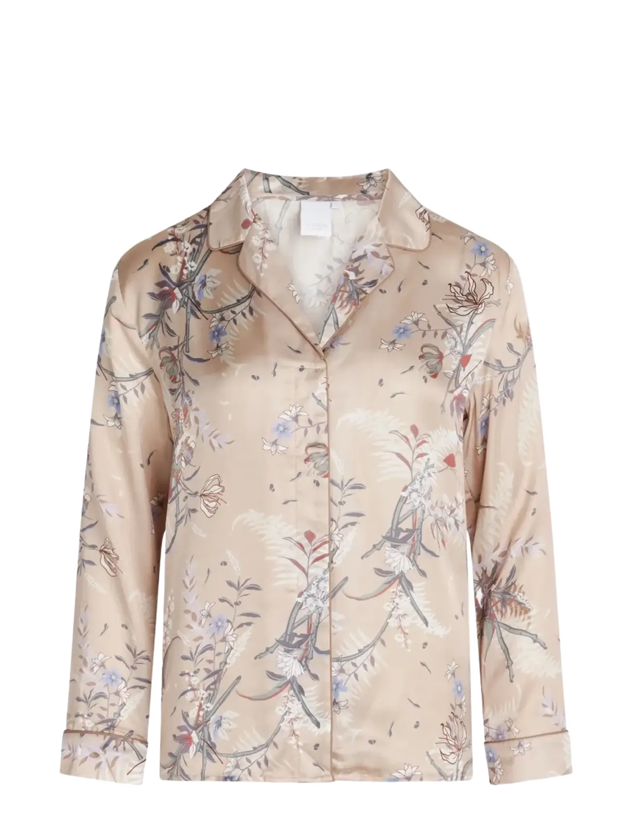 CCDK Copenhagen Josephine Pajamas Shirt - Toppar - MOONLIGHT / beige