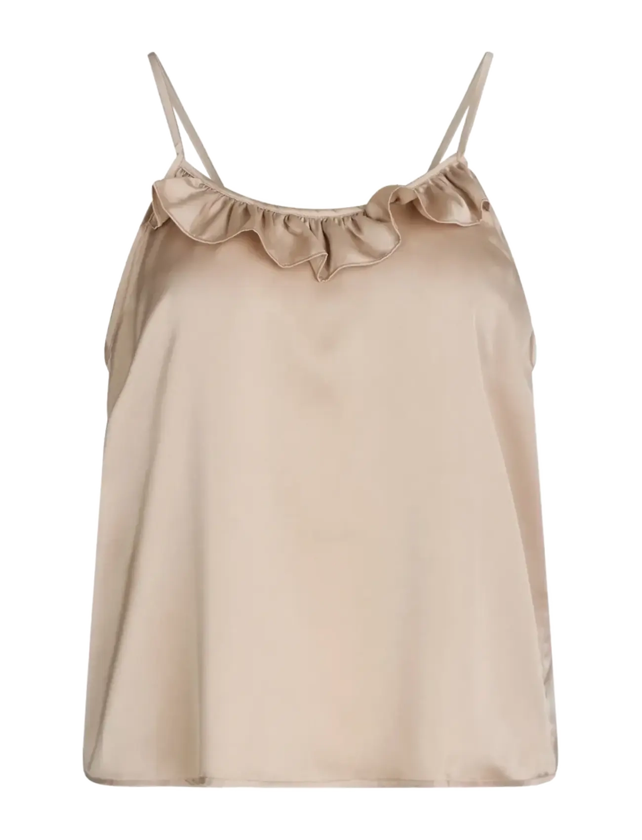 CCDK Copenhagen Lillie Chemise Top - Tops - MOONLIGHT / beige