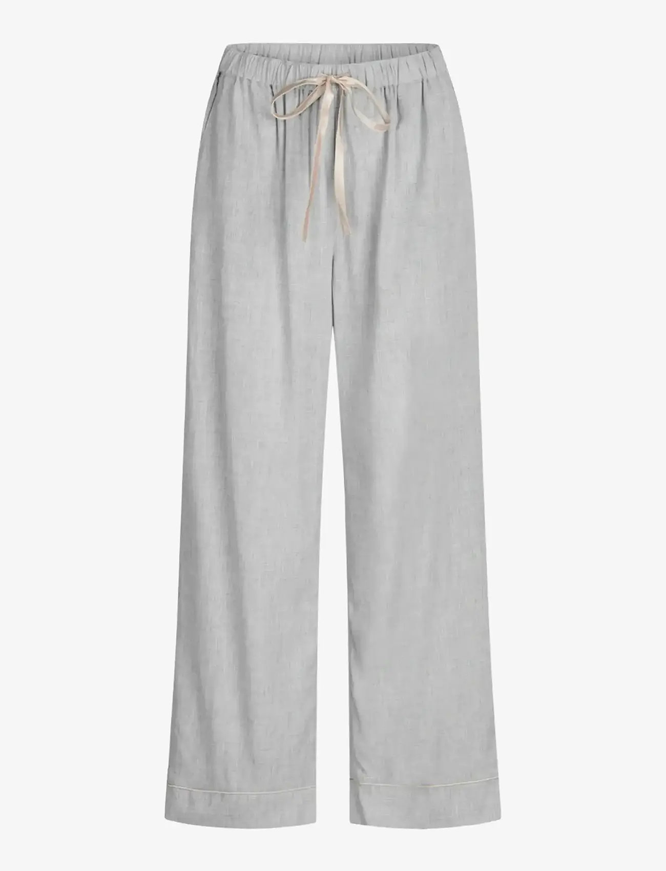 CCDK Copenhagen - Katrina Pajamas Pants - pyjamahose - light grey melange - 1