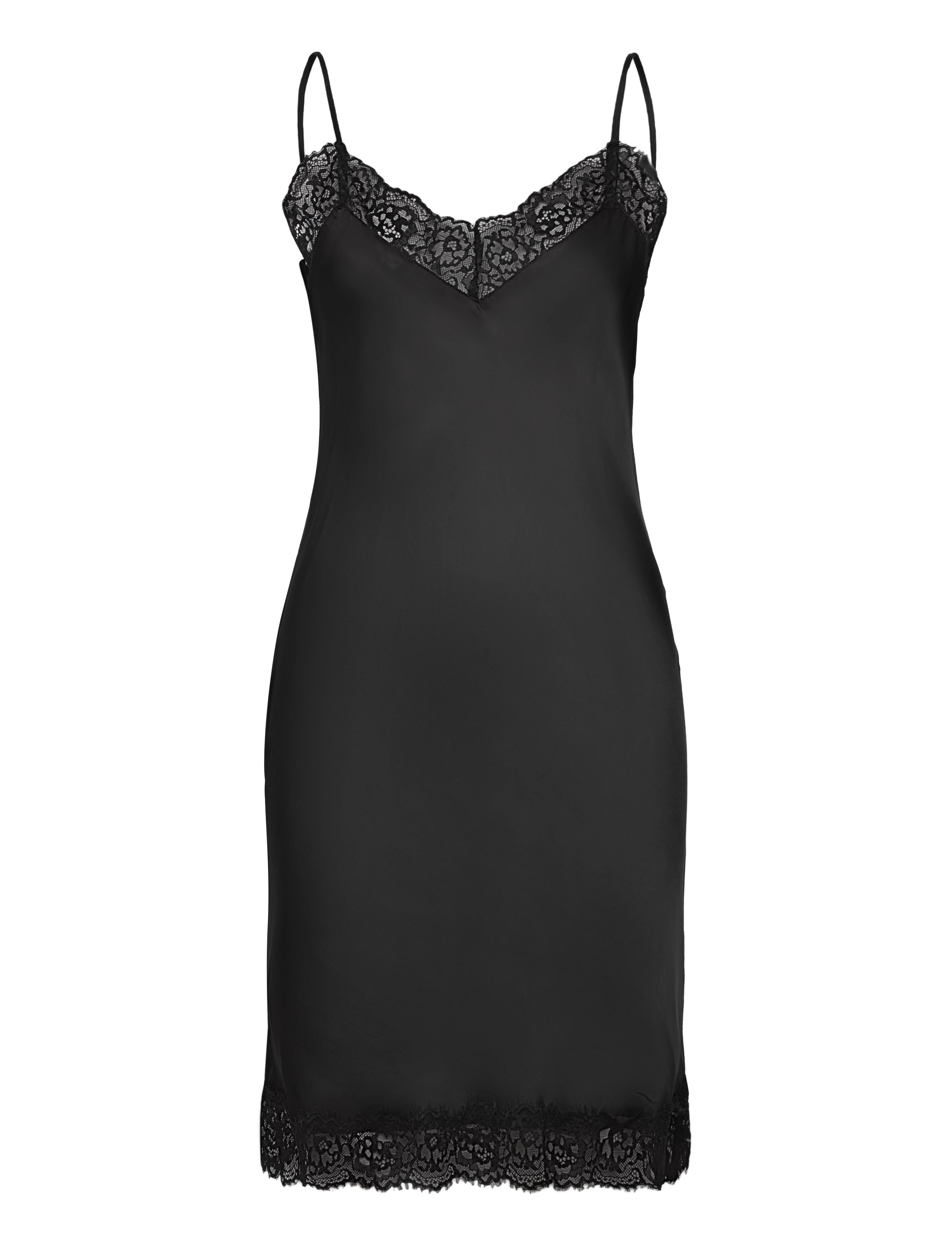 CCDK Copenhagen Siana Chemise Dress - Natkjoler - BLACK / black