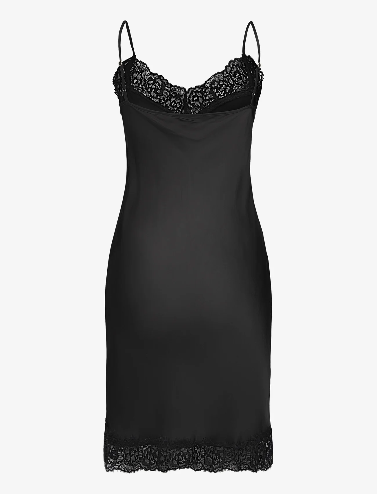 CCDK Copenhagen - Siana Chemise Dress - naktiniai marškiniai - black - 1