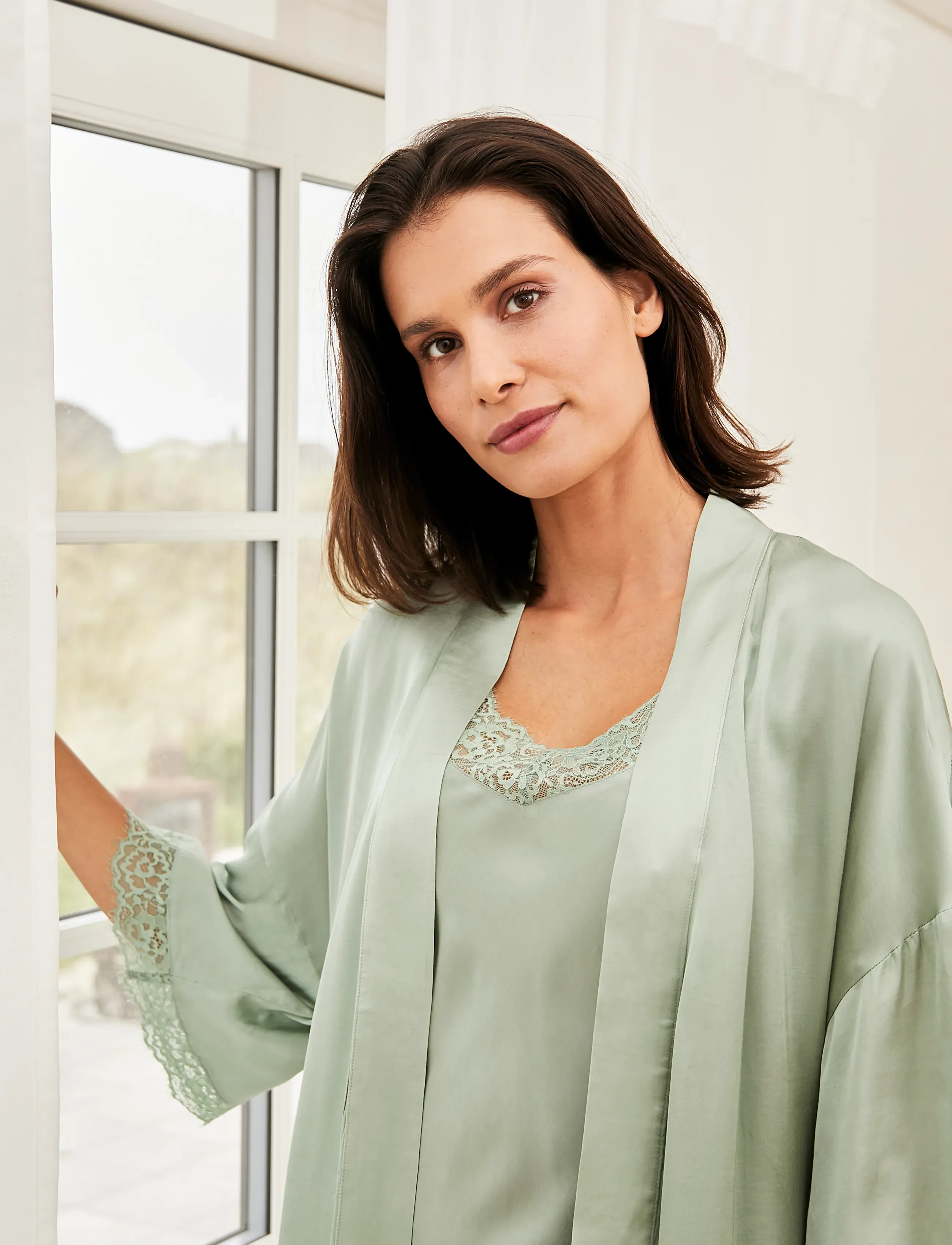 CCDK Copenhagen - Jeanette Kimono - geburtstagsgeschenke - granite green - 3