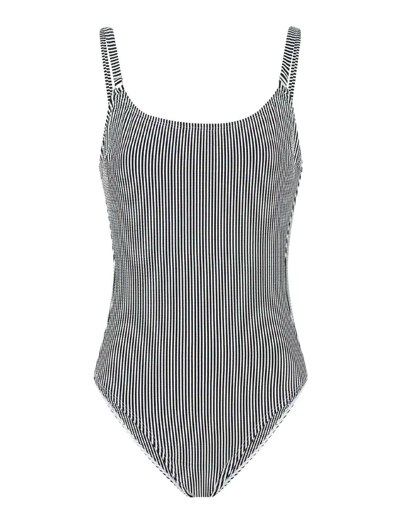 CCDK Copenhagen Bella Swimsuit w. Cup - Ujumisriided - BLACK STRIPE / black