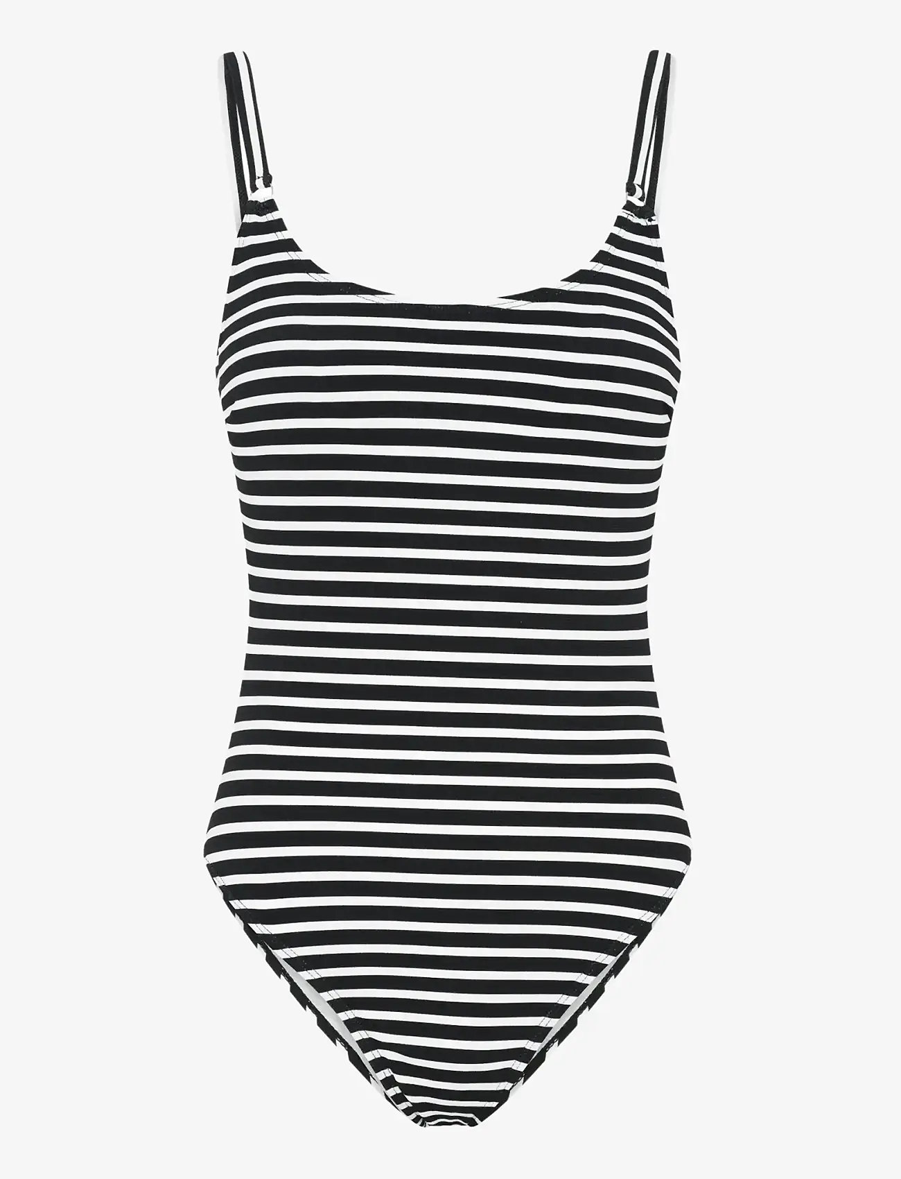CCDK Copenhagen - Bella Swimsuit w. Wire - badedragter - black stripe - 1