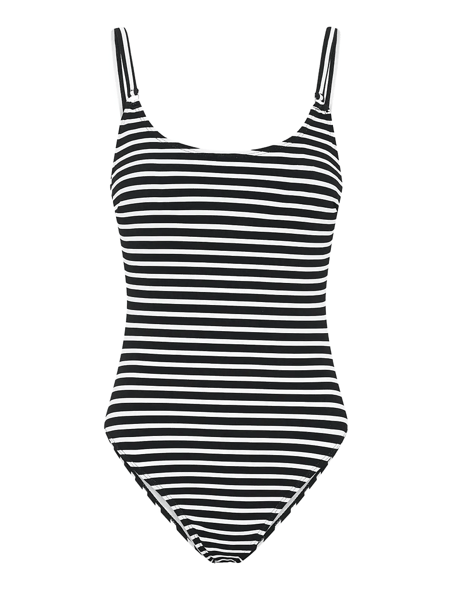 CCDK Copenhagen - Bella Swimsuit w. Wire - swimsuits - black stripe - 1