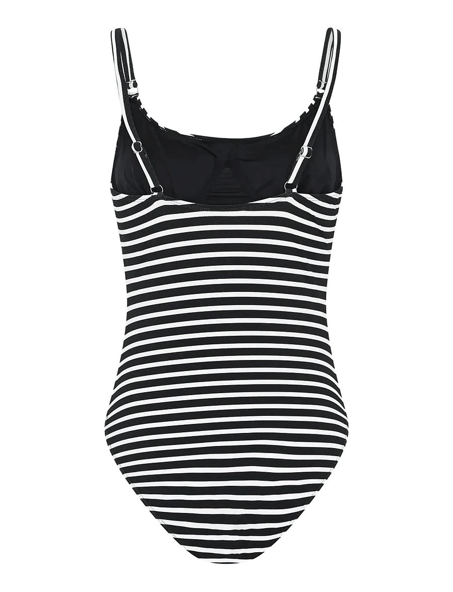 CCDK Copenhagen - Bella Swimsuit w. Wire - swimsuits - black stripe - 2