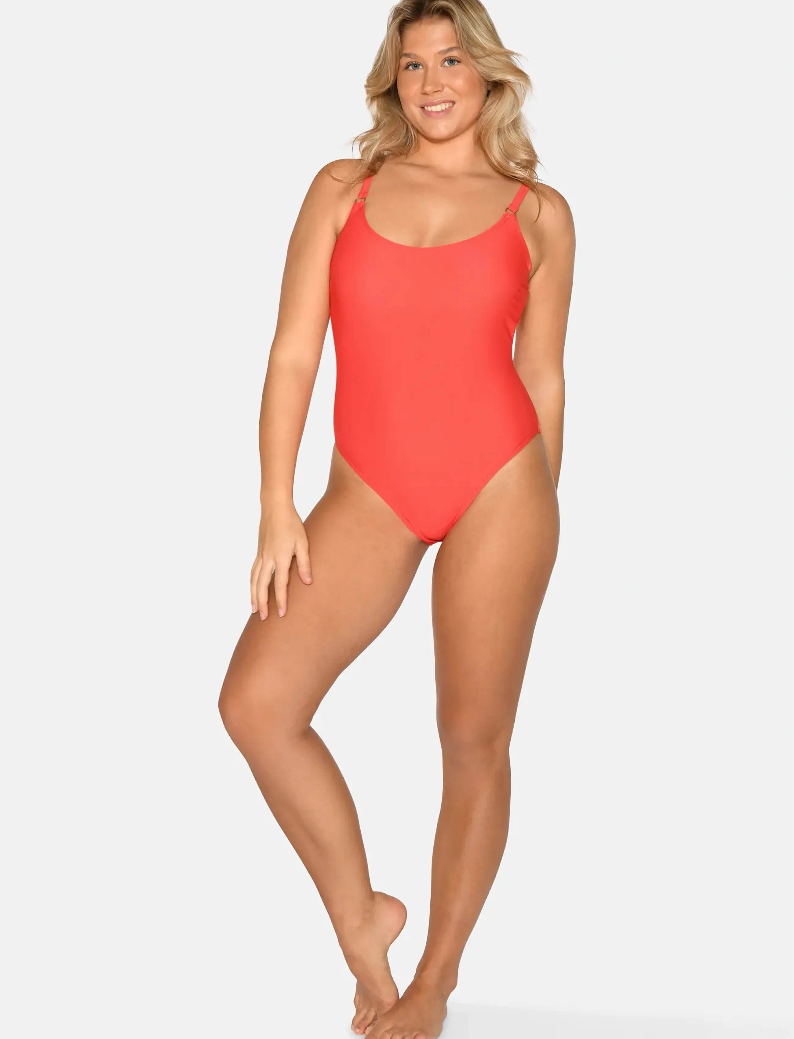 CCDK Copenhagen Bella Swimsuit W. Wire, B x 75, Coral, Badetøj > Badedragter, Dame