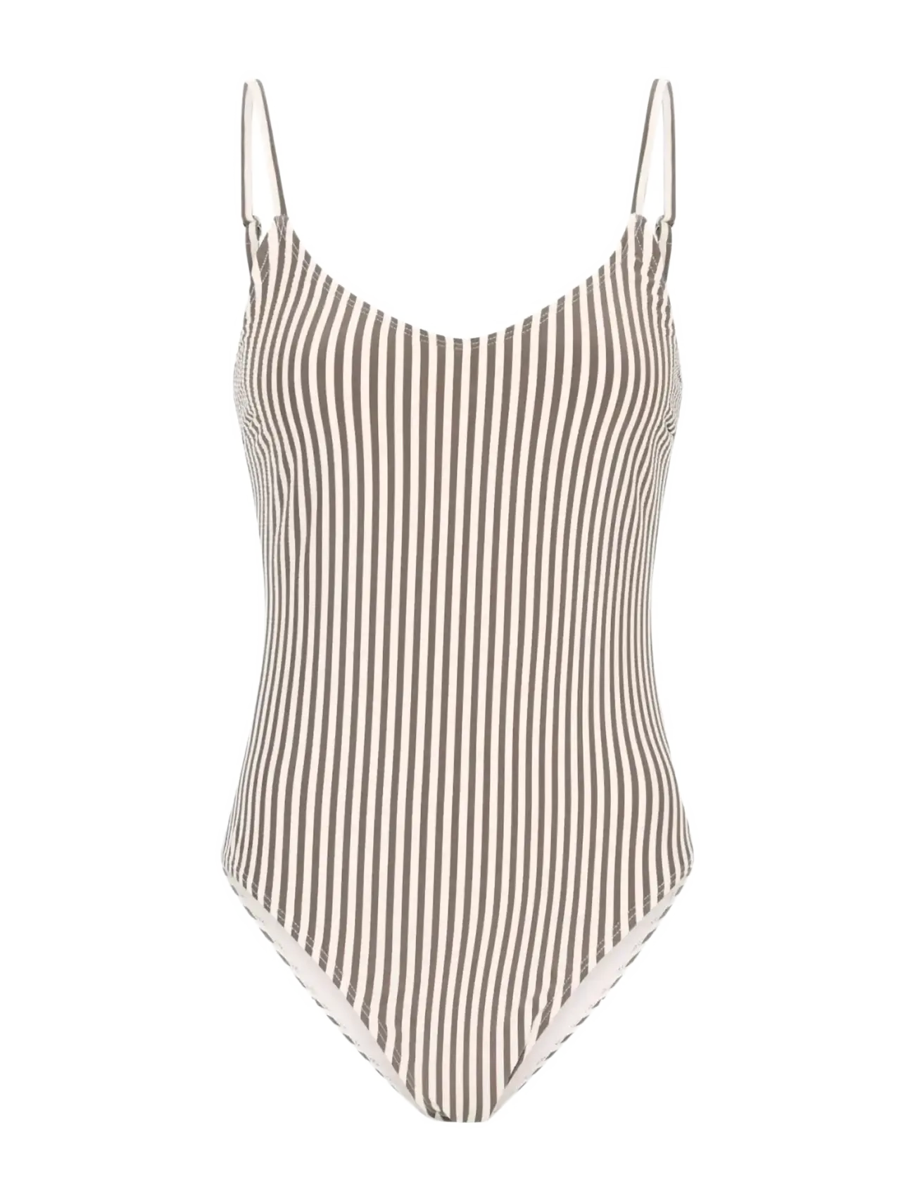 CCDK Copenhagen Brielle Swimsuit - Kläder - CHOCOLATE CHIP STRIPE / brown