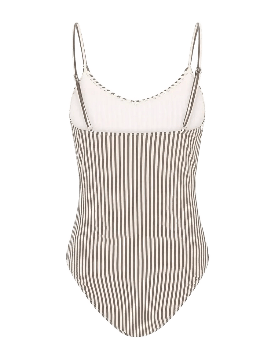 CCDK Copenhagen - Brielle Swimsuit - swimsuits - chocolate chip stripe - 2