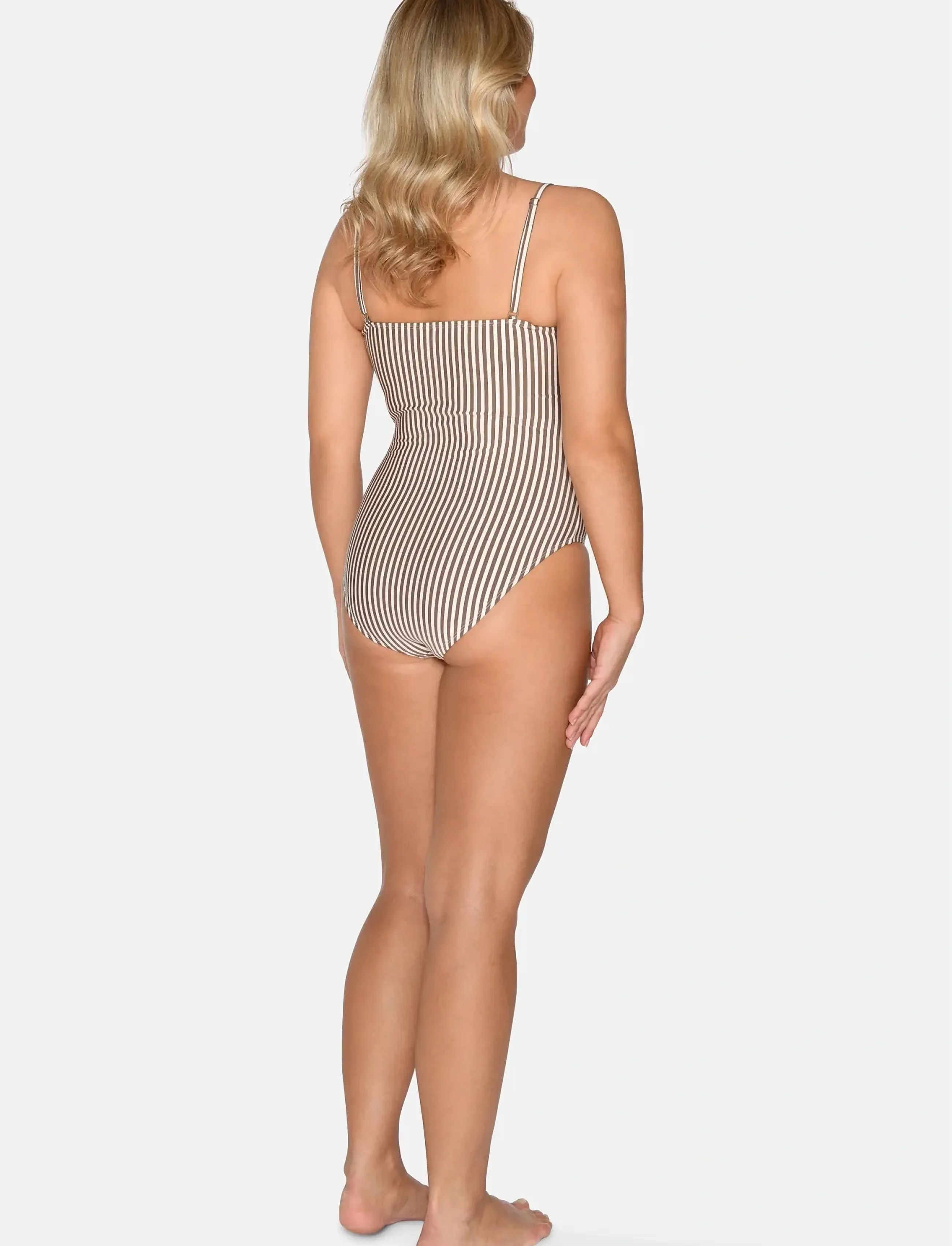 CCDK Copenhagen - Brielle Swimsuit - maudymosi kostiumėliai - chocolate chip stripe - 3