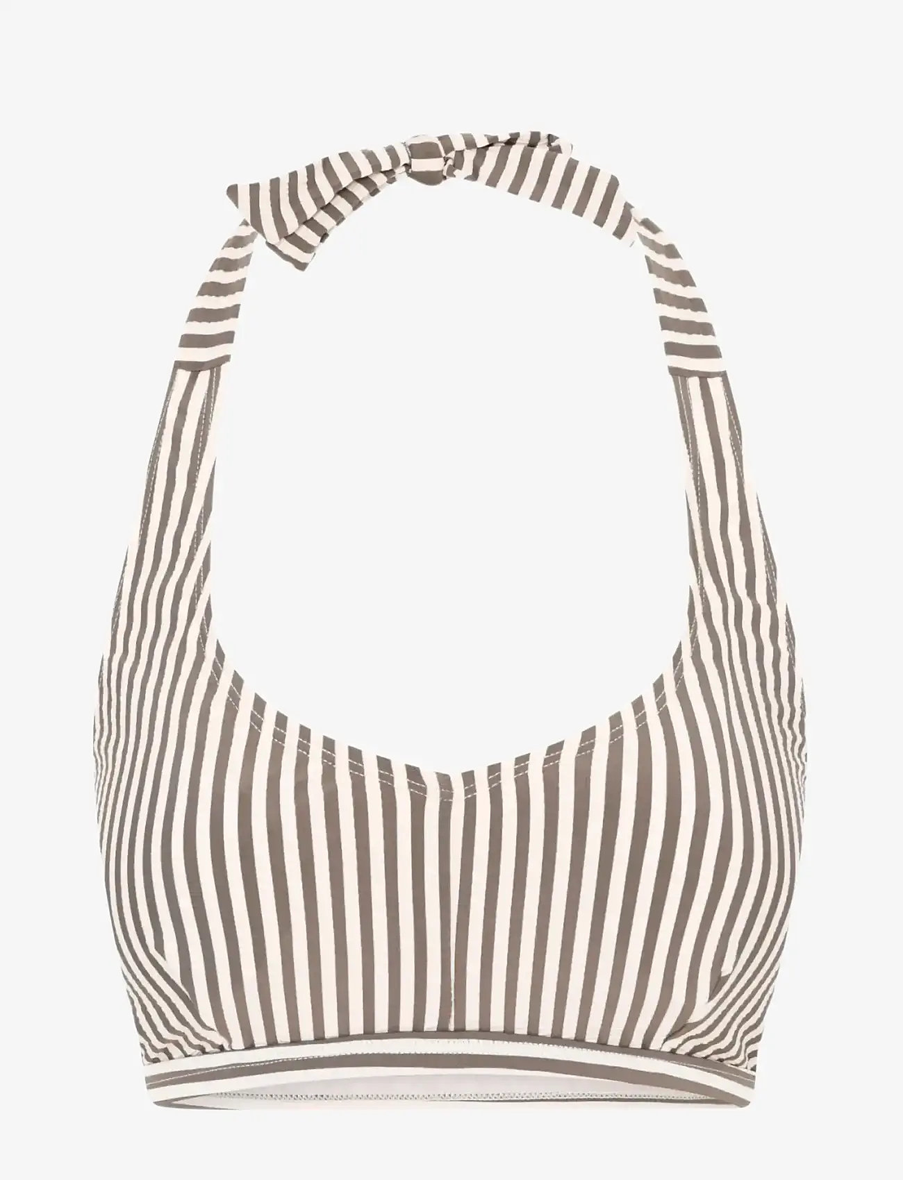 CCDK Copenhagen - Britt Bikini Top - bandeau-bikini - chocolate chip stripe - 1