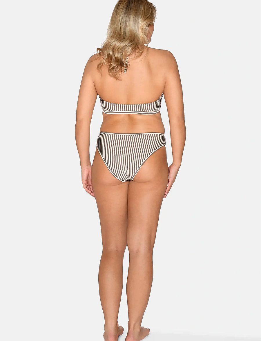 CCDK Copenhagen - Britt Bikini Top - bikini bandeau - chocolate chip stripe - 3