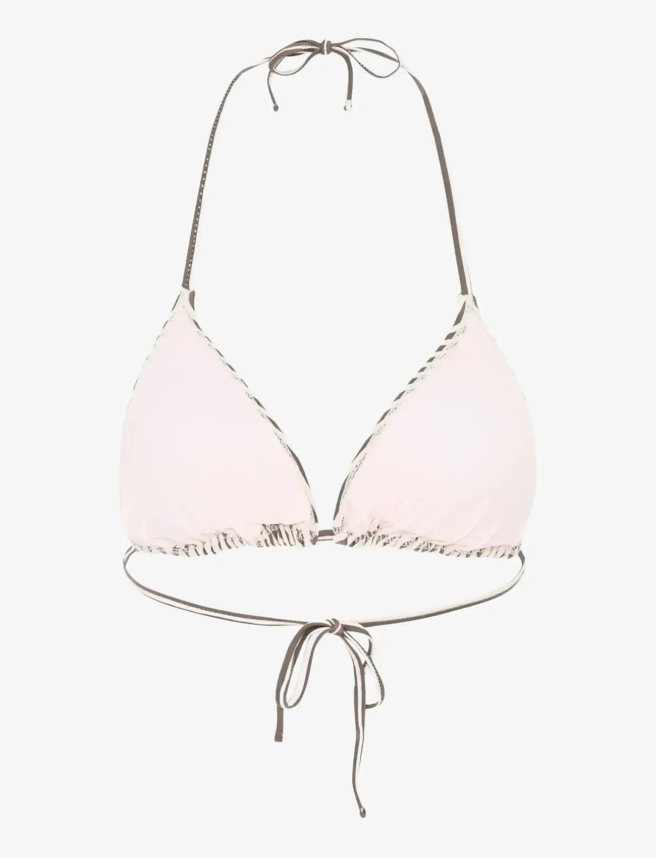 CCDK Copenhagen - Becca Bikini Top - trekantsbikinier - chocolate chip stripe - 2