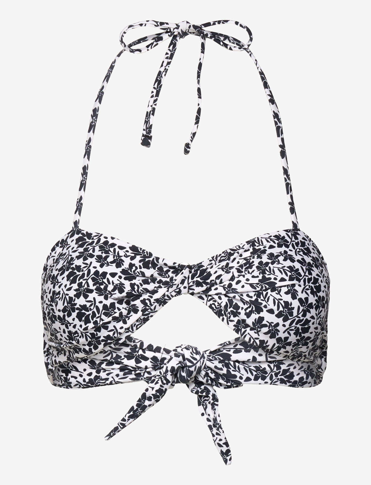 CCDK Copenhagen - Charlotta Bikini Top - bandeau-bikinis - black aop - 1