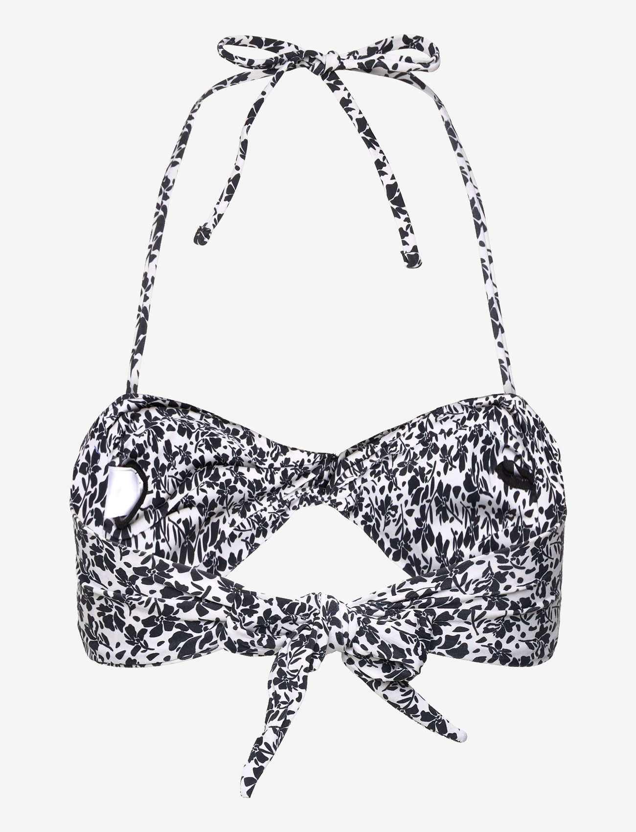 CCDK Copenhagen - Charlotta Bikini Top - bandeau-bikinis - black aop - 2