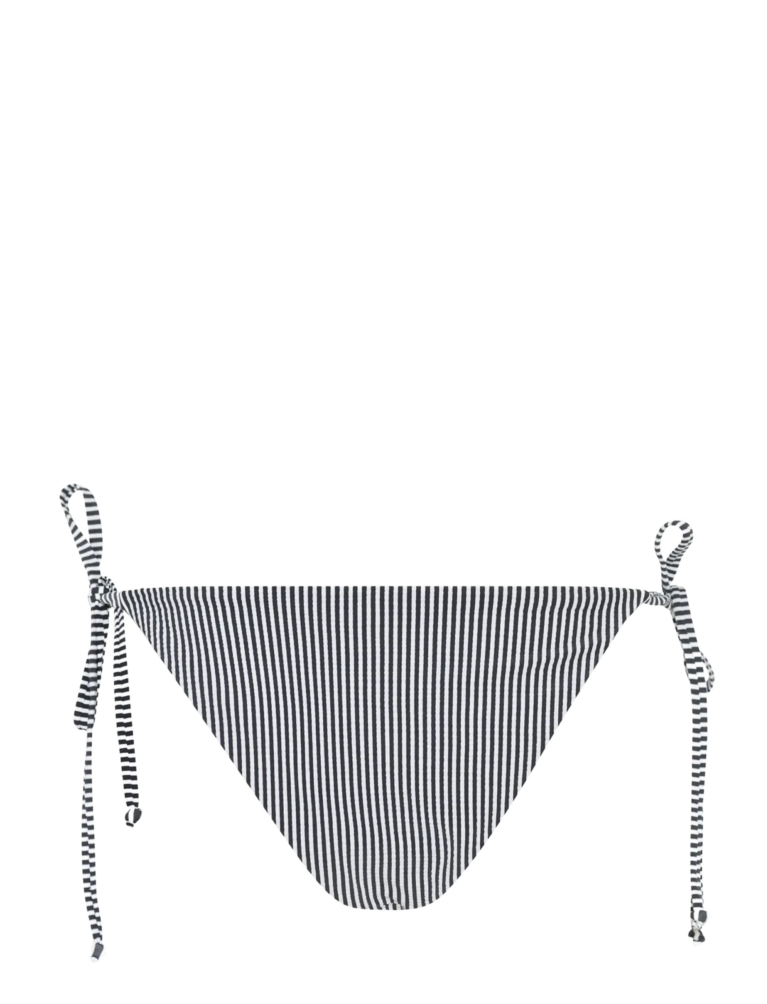 CCDK Copenhagen - Carin Bikini Bottom - bikinis mit seitenbändern - black stripe - 2