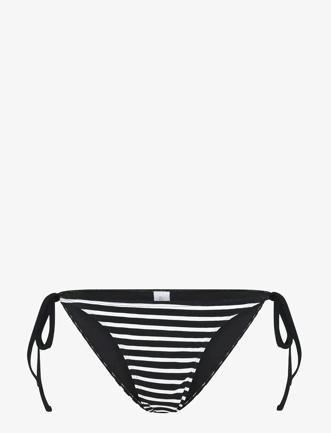 CCDK Copenhagen - Carin Tie Tanga Bikini Brief - side tie bikinis - black stripe - 1