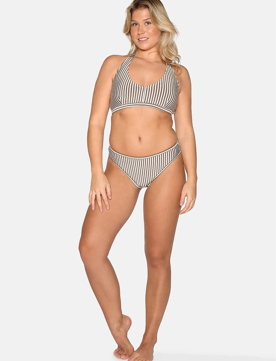 CCDK Copenhagen - Beth Tai Bikini Brief - bikini briefs - chocolate chip stripe - 0