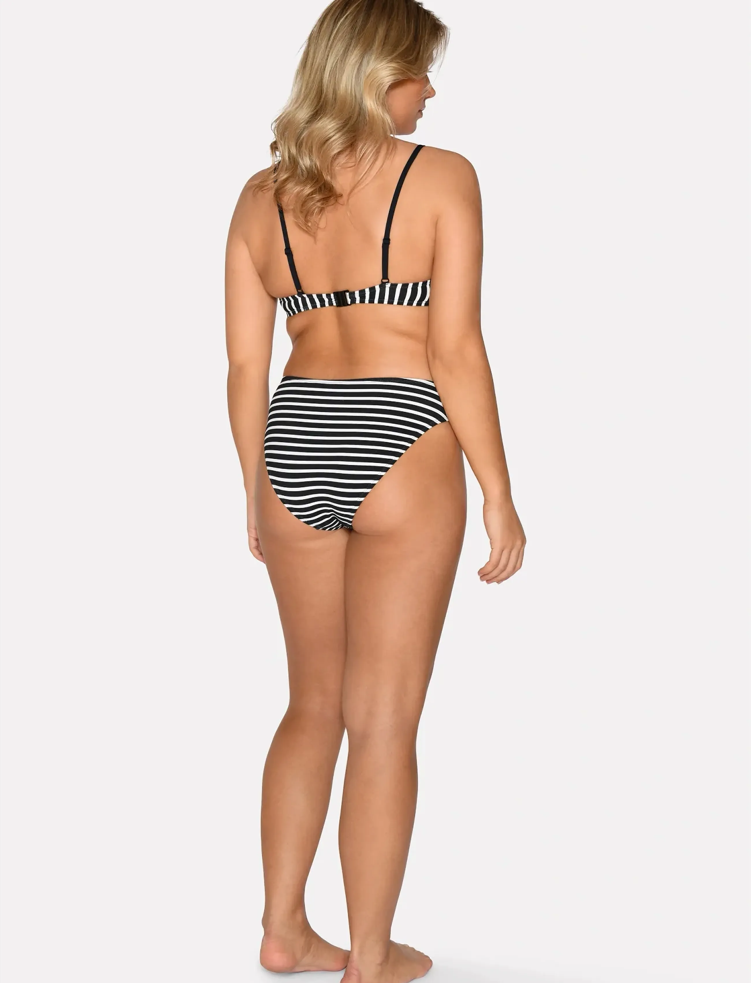 CCDK Copenhagen - Diana Bikini Top w. Wire - triangelformad bikinis - black stripe - 3