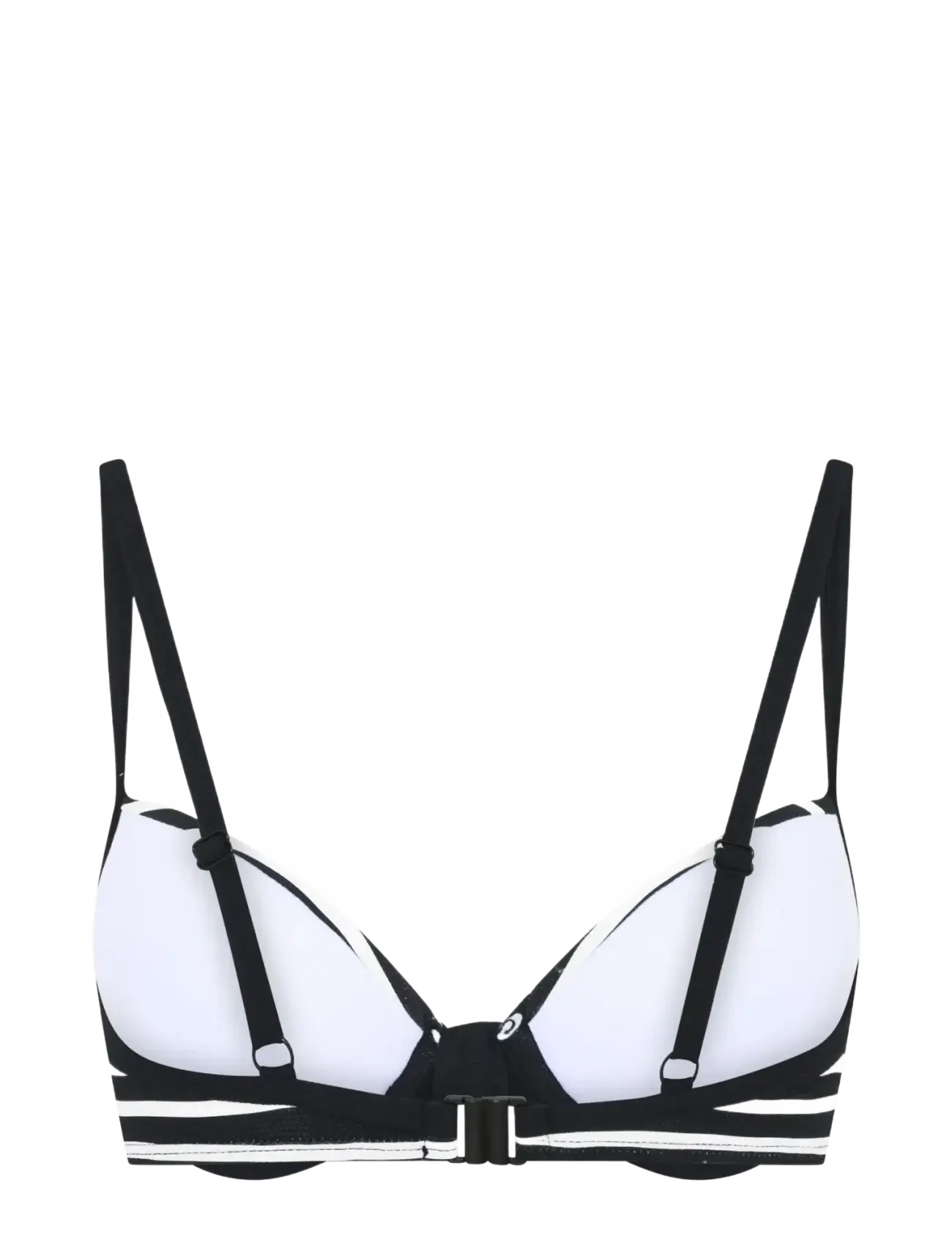 CCDK Copenhagen - Demi Bikini Top Moulded w. Wire - bikinitoppe med bøjle - black stripe - 2