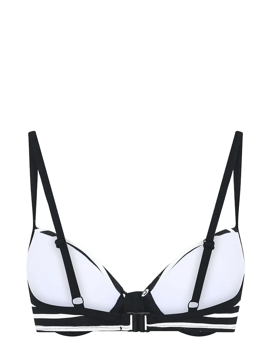 CCDK Copenhagen - Demi Bikini Top Moulded w. Wire - bikini-oberteile mit bügel - black stripe - 2