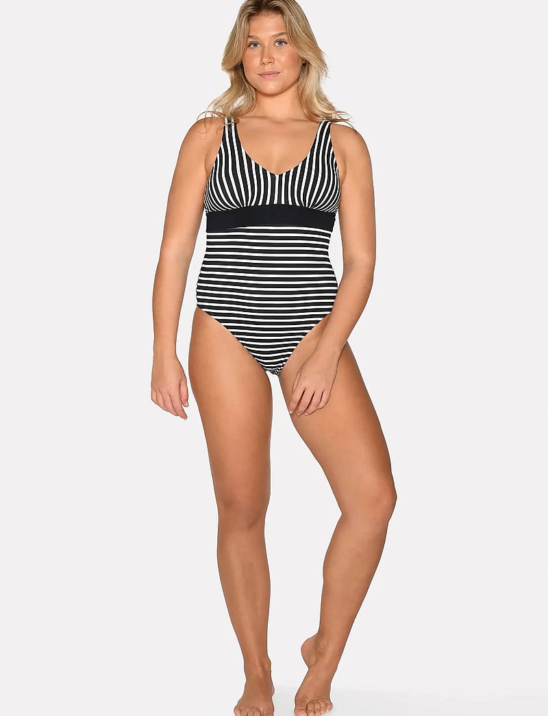 CCDK Copenhagen - Dana Swimsuit - badeanzüge - black stripe - 3