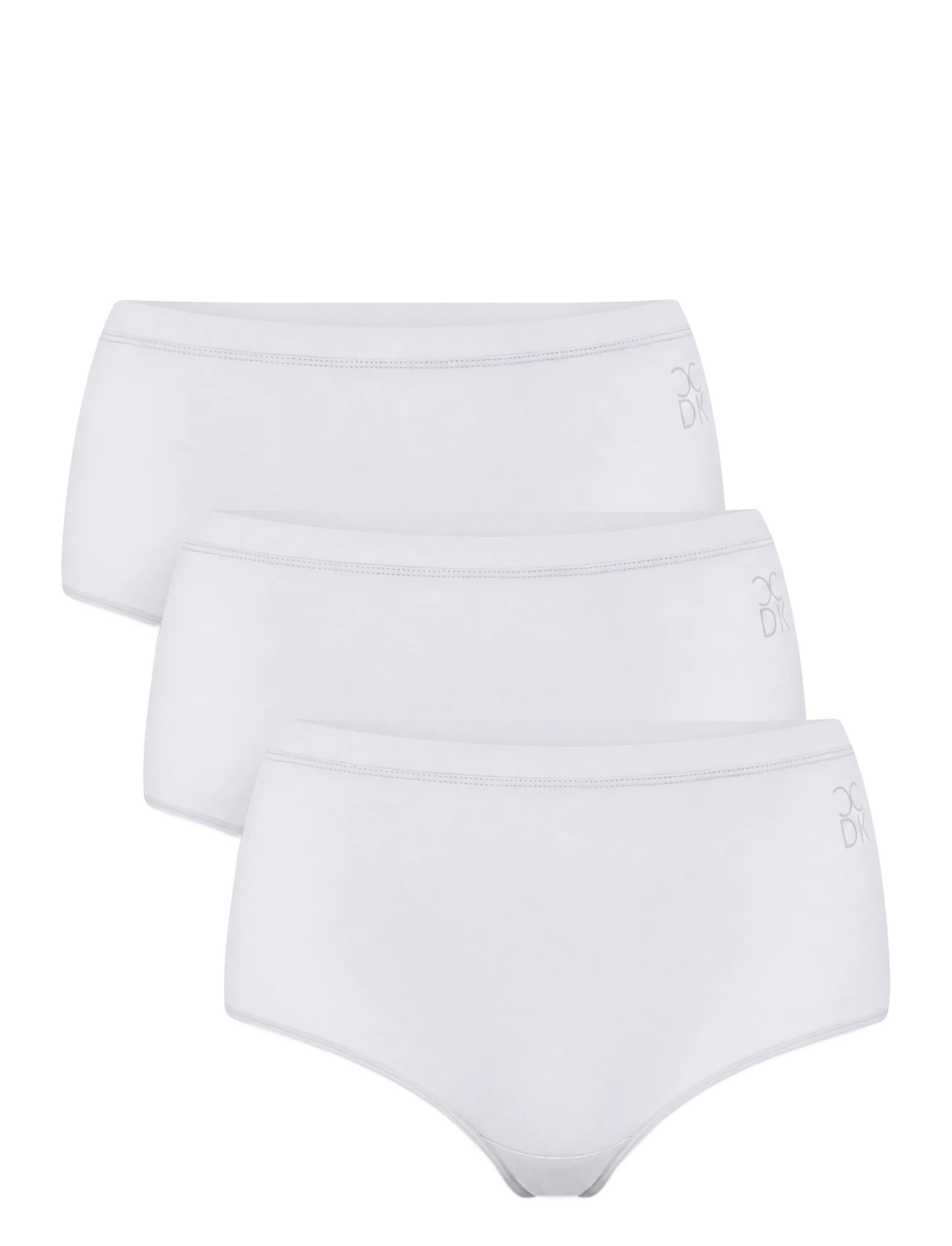CCDK Copenhagen 3-Pack Modal Maxi Brief - Panties - WHITE / white