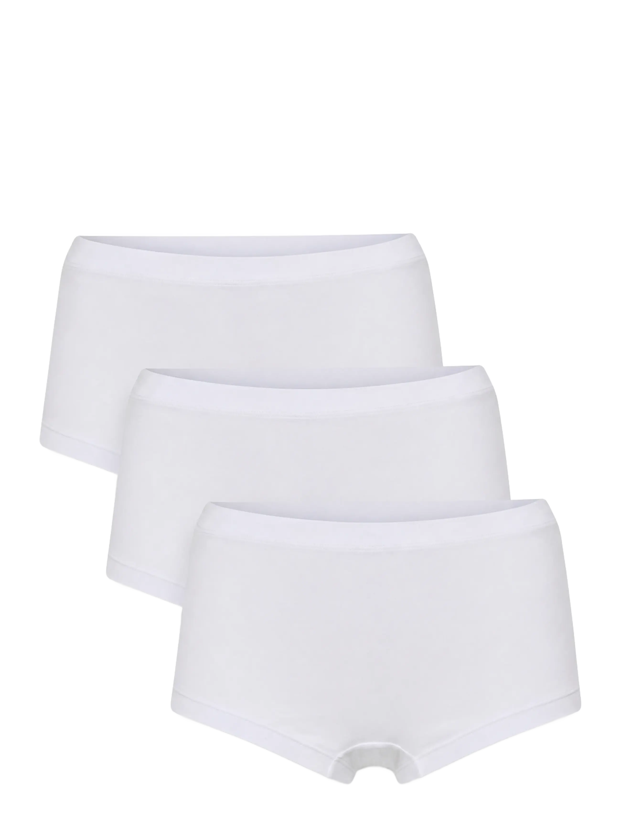 CCDK Copenhagen 3-Pack Modal Shorts Brief - Panties - WHITE / white