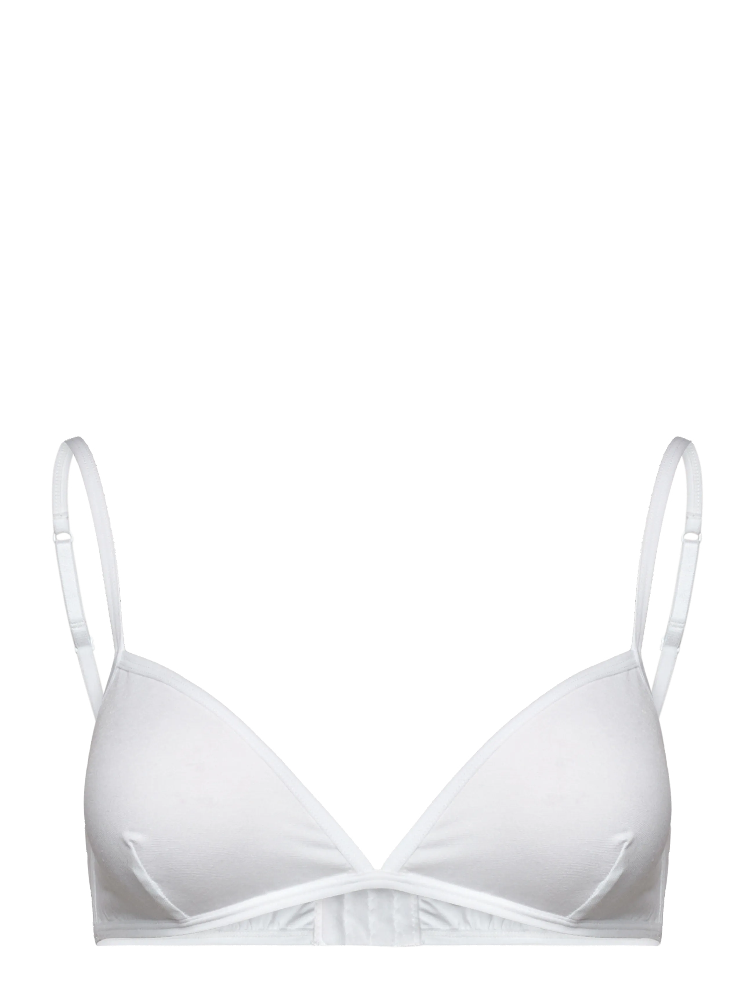 Modal Triangle Bra - WHITE
