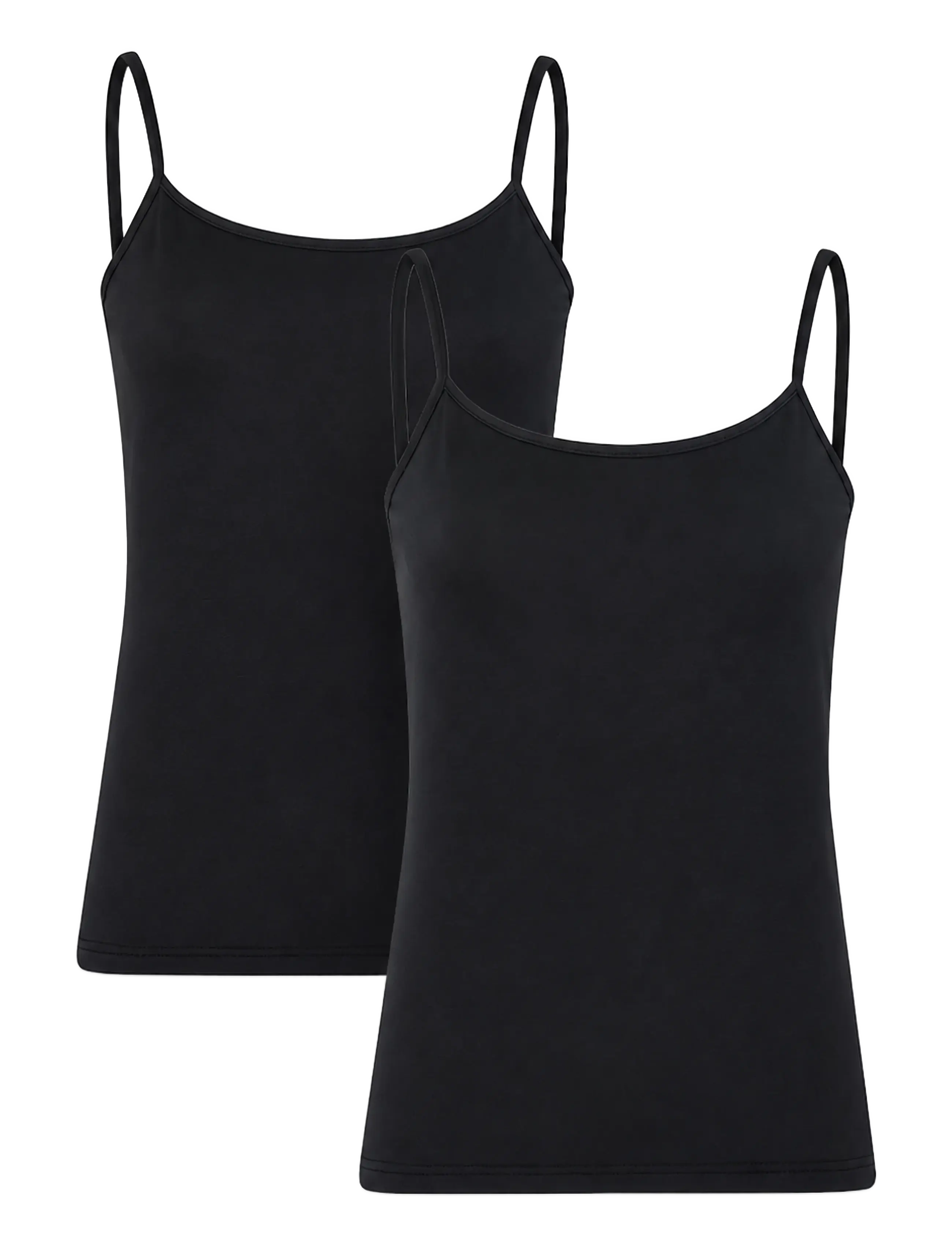 CCDK COPENHAGEN 2-Pack Modal Strap Oberteil Schwarz - M - Damen