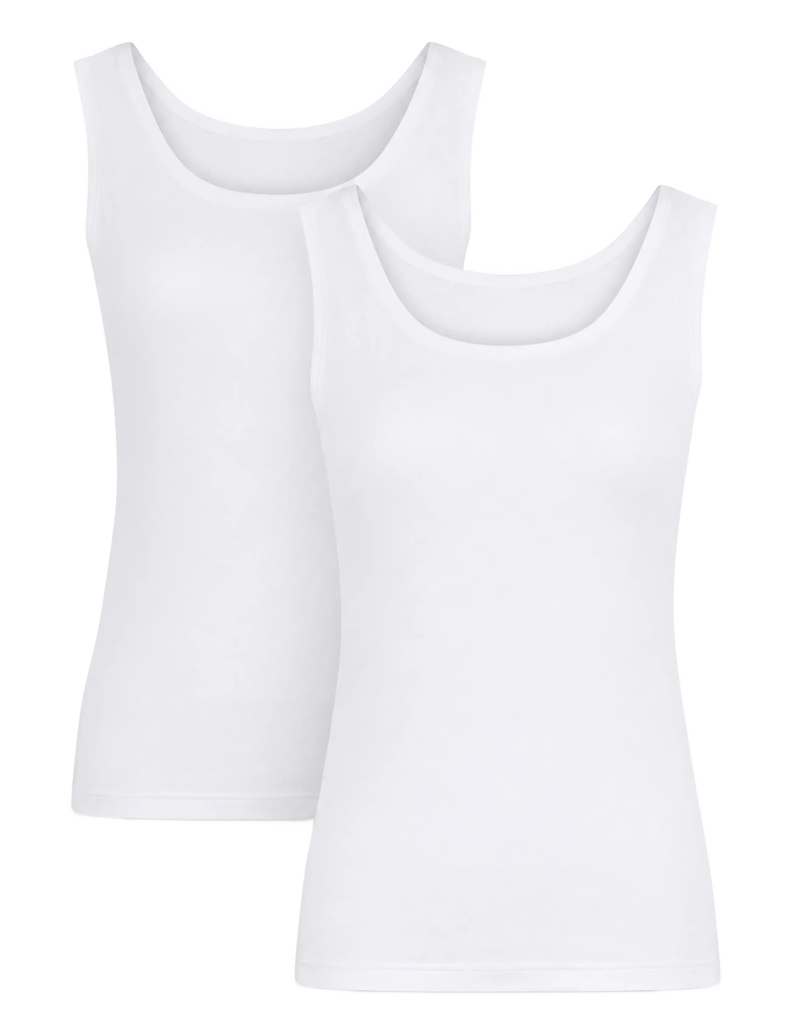 CCDK Copenhagen 2-Pack Modal Tank Top - Tops - WHITE / white