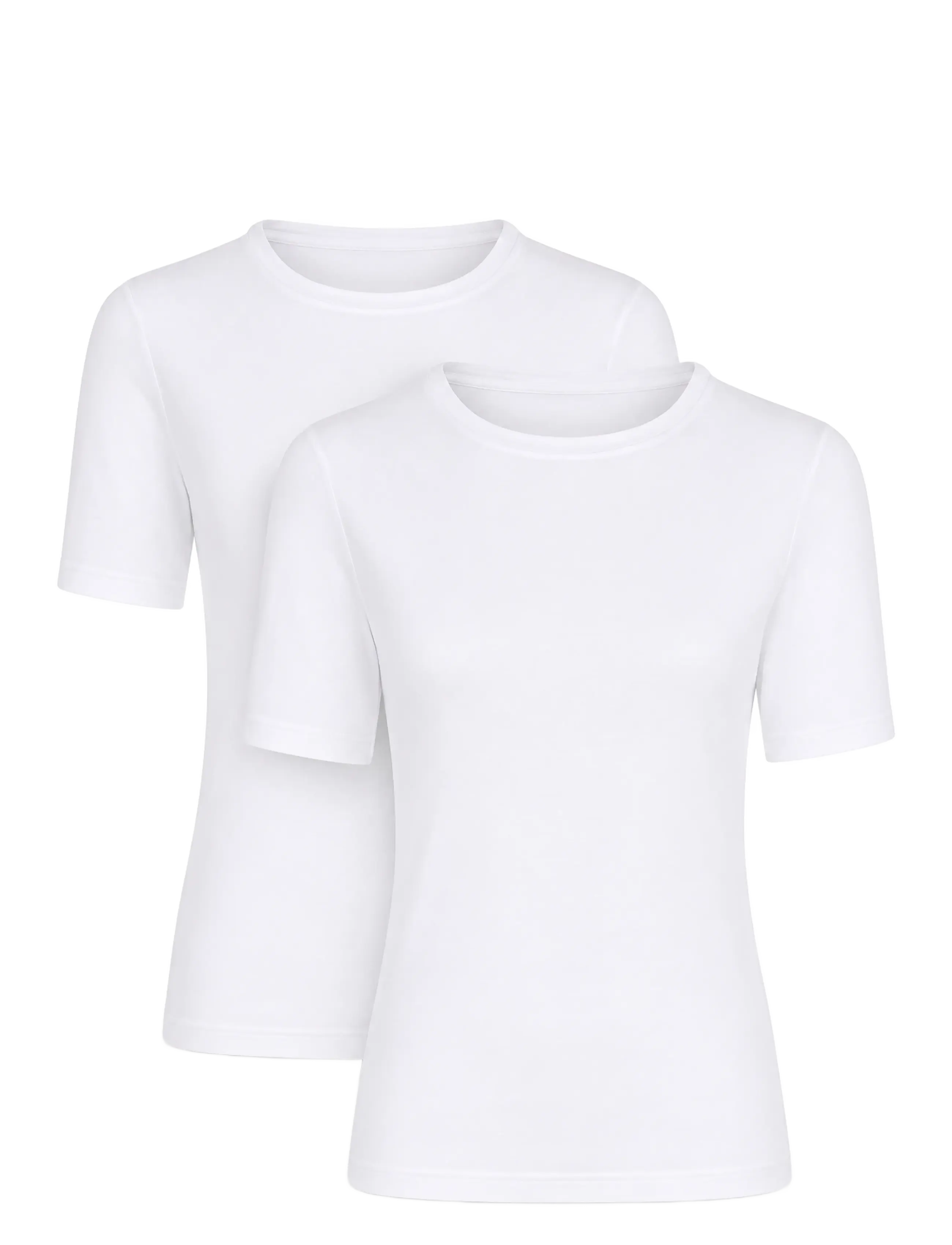 CCDK Copenhagen 2-Pack Modal Shortsleeved T-shirt - Tops - WHITE / white