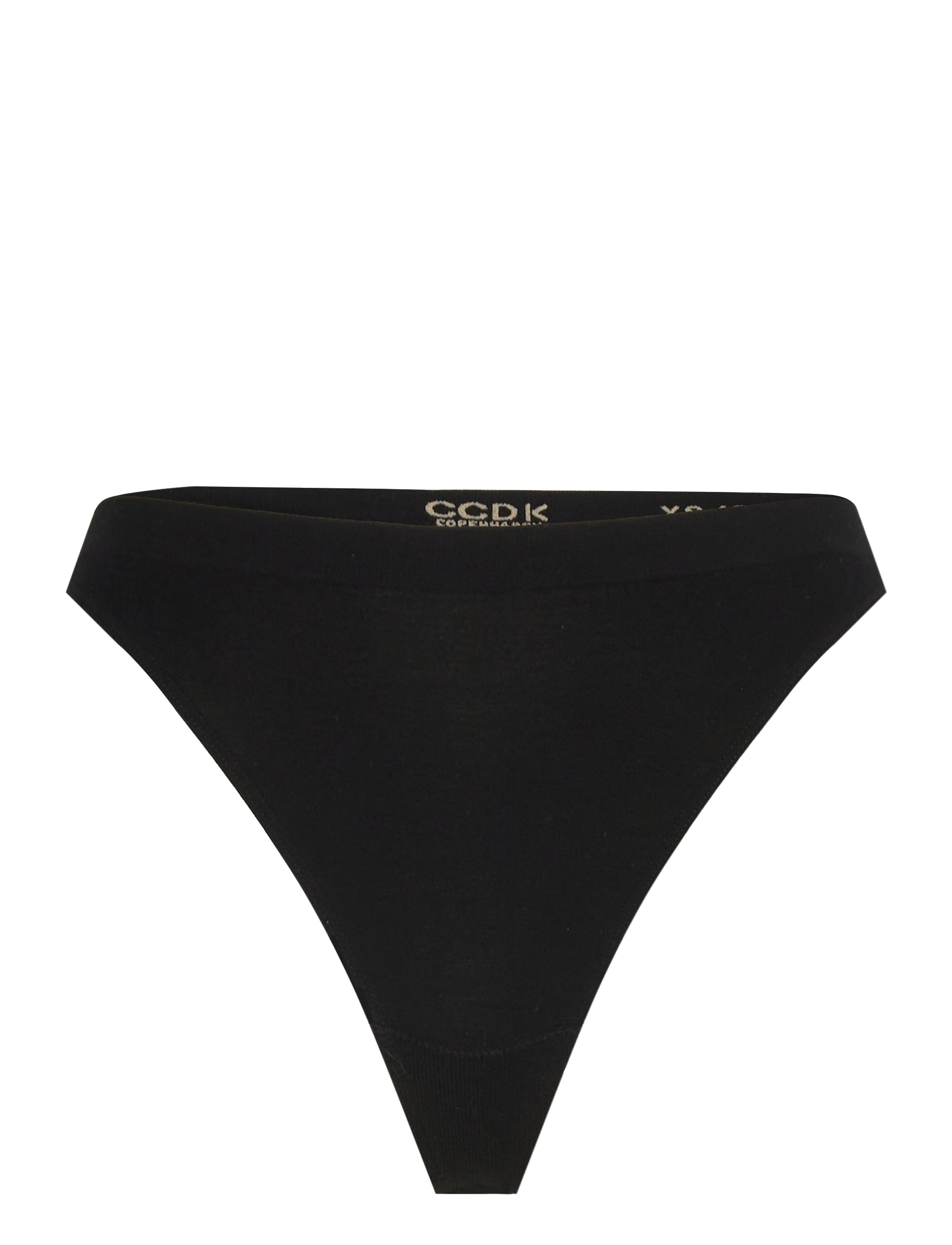 CCDK COPENHAGEN Bamboo Seamless String Brief Schwarz - XL/XXL - Damen