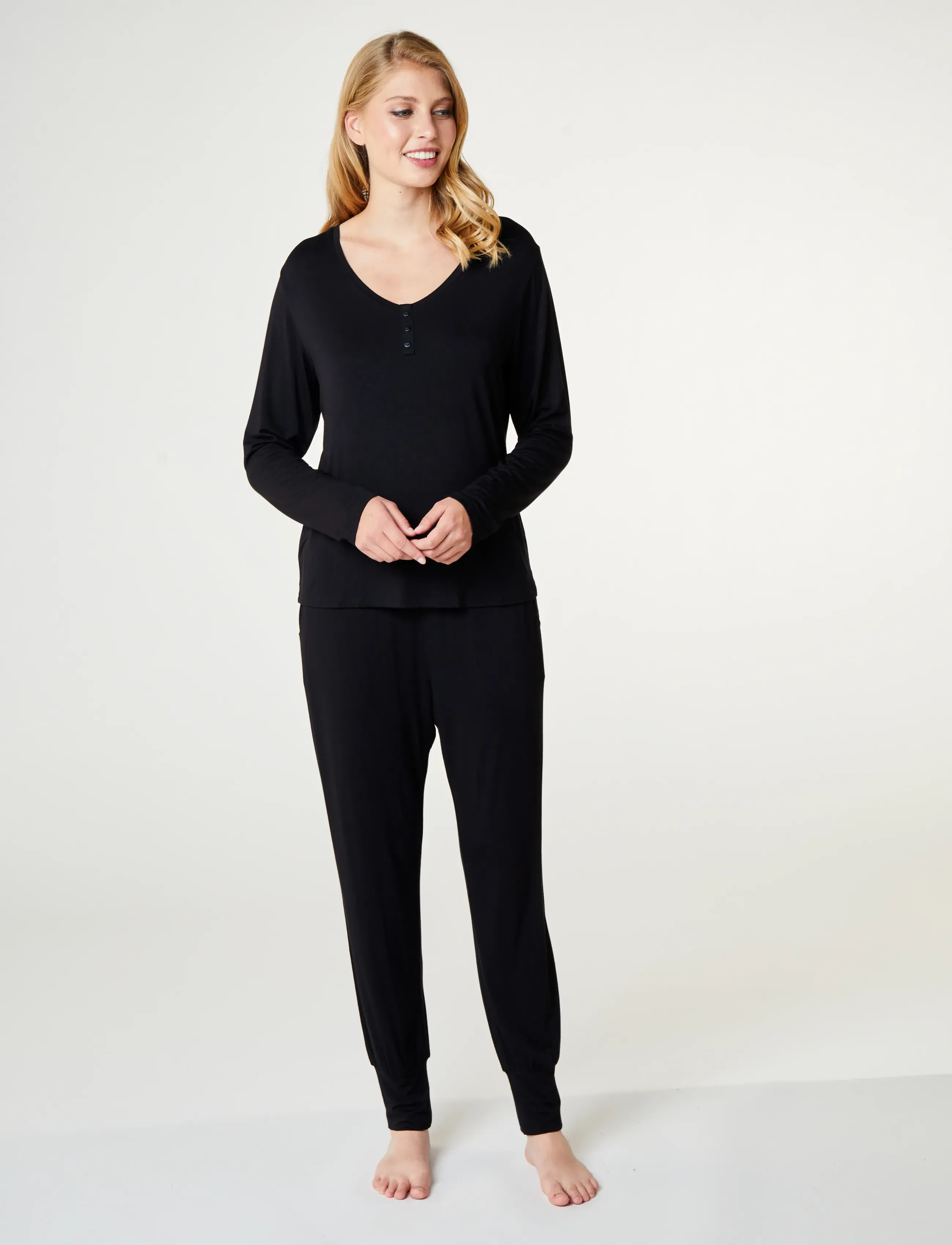 CCDK Copenhagen Jordan Longsleeved T-Shirt, M, Black, Nat- Og Loungewear > Toppe, Dame