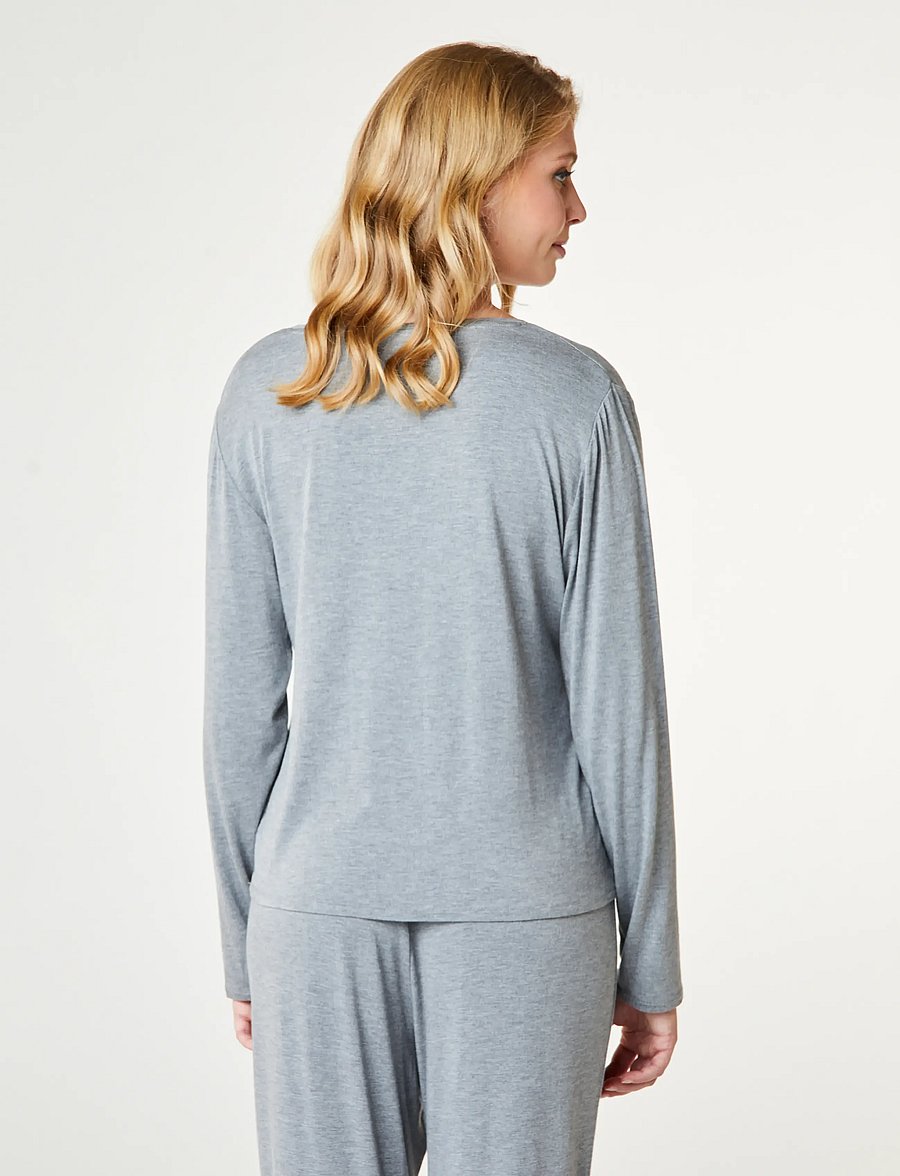 CCDK Copenhagen - Jordan longsleeved T-shirt - tops - grey melange - 3