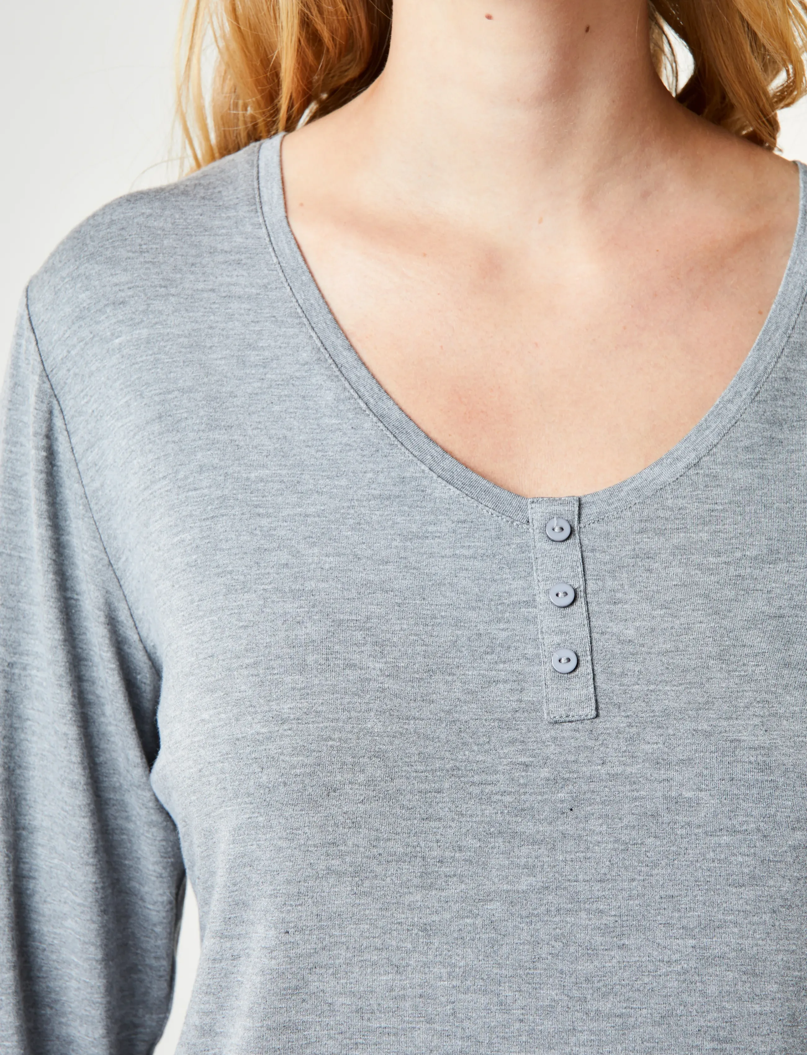 CCDK Copenhagen - Jordan longsleeved T-shirt - oberteile - grey melange - 4