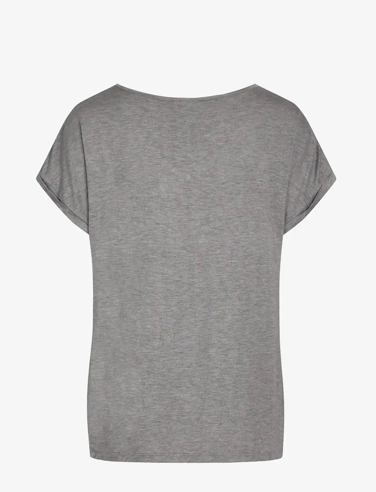 CCDK Copenhagen - Kelly shortsleeved T-shirt - Överdelar - grey melange - 2