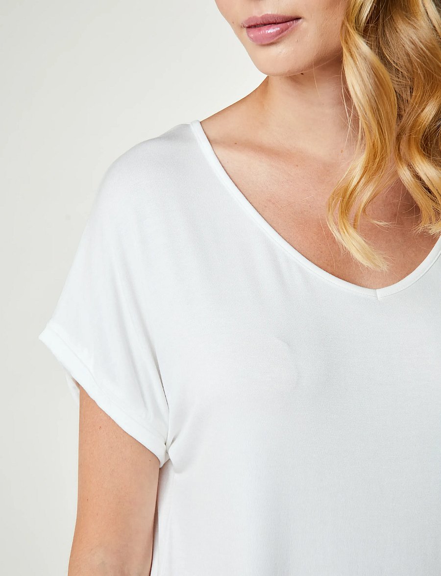 CCDK Copenhagen - Kelly shortsleeved T-shirt - overdele - snow white - 4