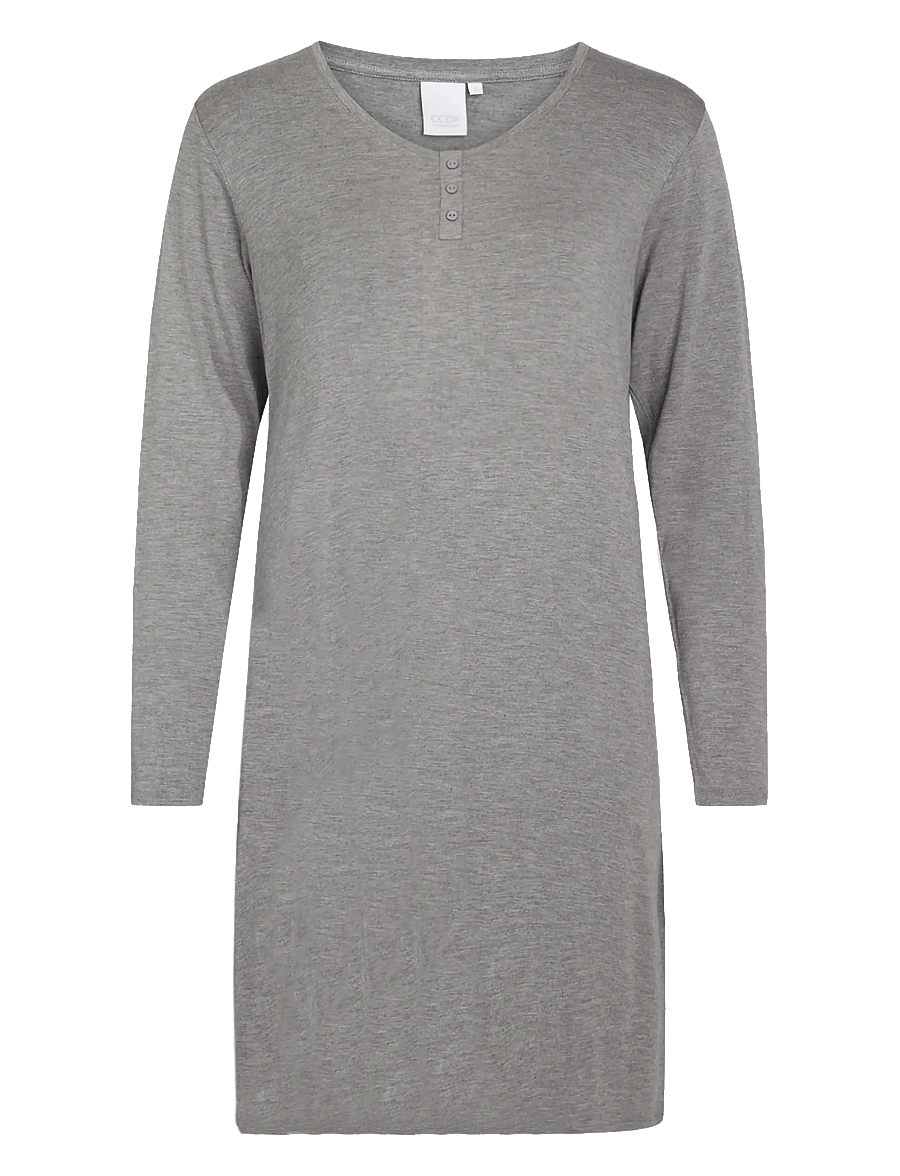 CCDK Copenhagen - Jacqueline Longsleeved Dress - nachthemden - grey melange - 1