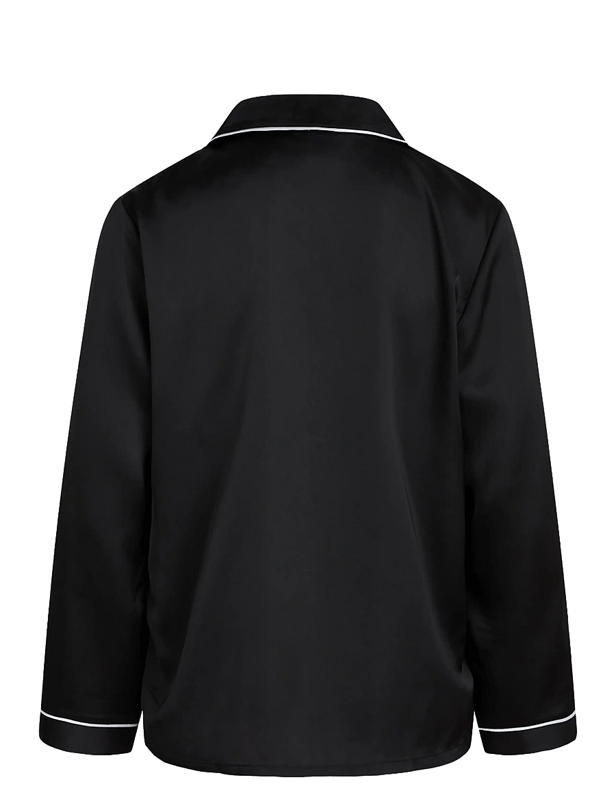 CCDK Copenhagen - Josephine Pajamas Shirt - hauts - black - 2