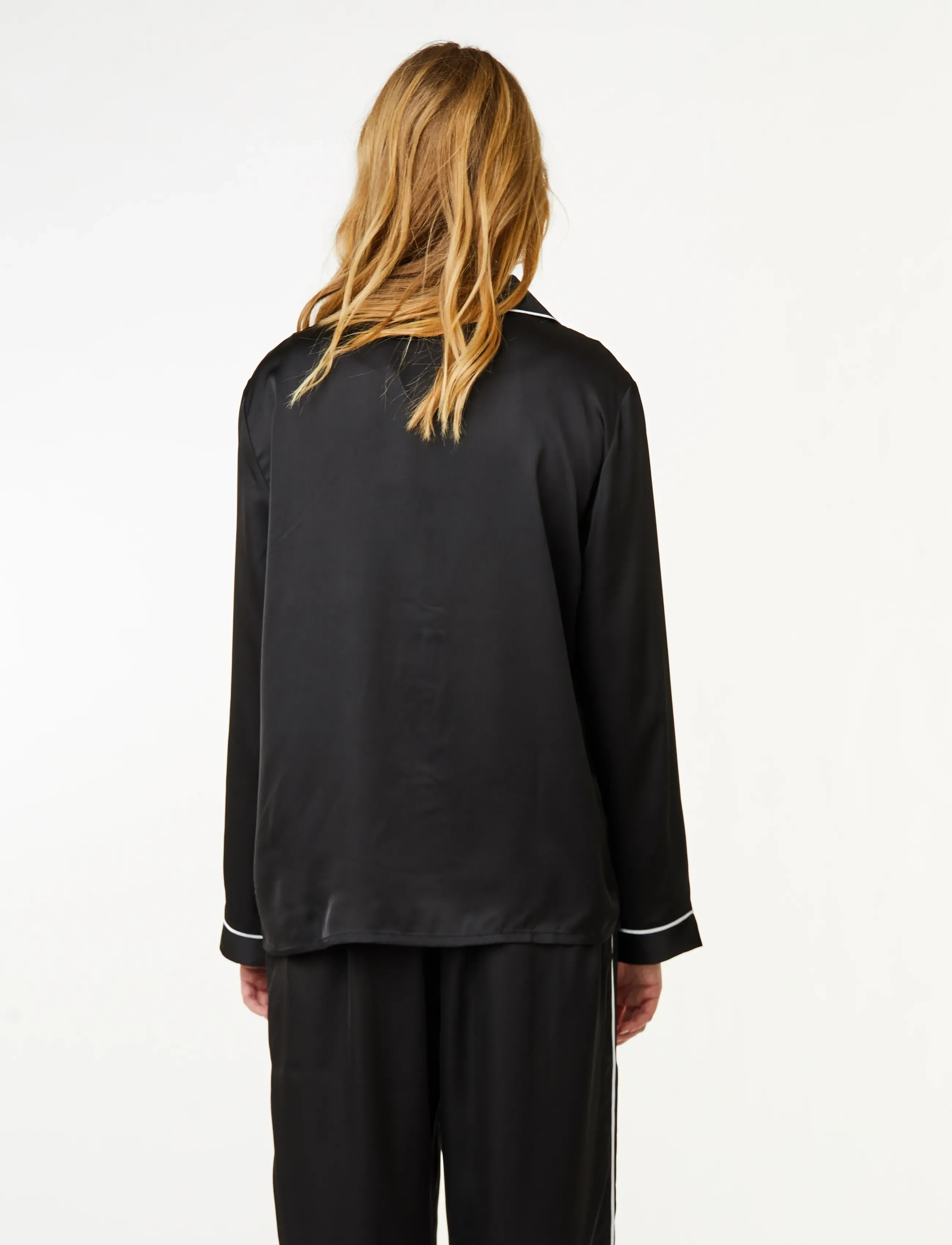 CCDK Copenhagen - Josephine Pajamas Shirt - oberteile - black - 3
