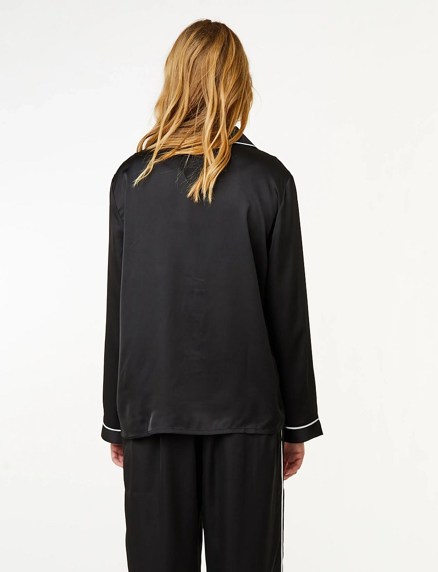 CCDK Copenhagen - Josephine Pajamas Shirt - hauts - black - 3