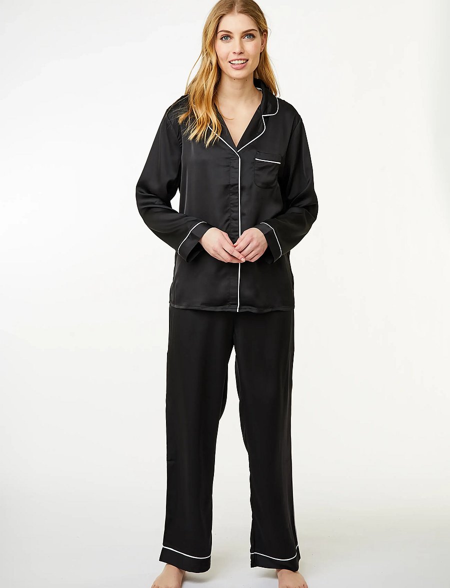 CCDK Copenhagen - Janet Pajamas Pants - natbukser - black - 5