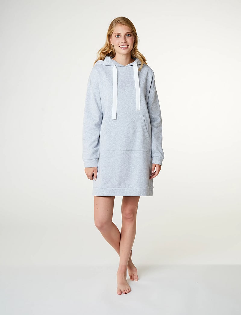 CCDK Copenhagen - Alma Sweat Dress - chemises de nuit - grey melange - 0