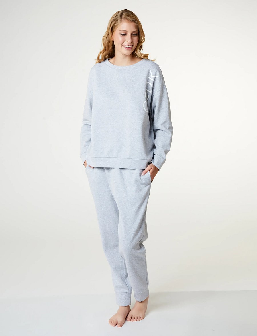 CCDK Copenhagen - Agnes Sweat Pants - natbukser - grey melange - 0